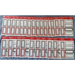 Perk-Ups Holiday Label Sticker Sheets Lot of 25 #40